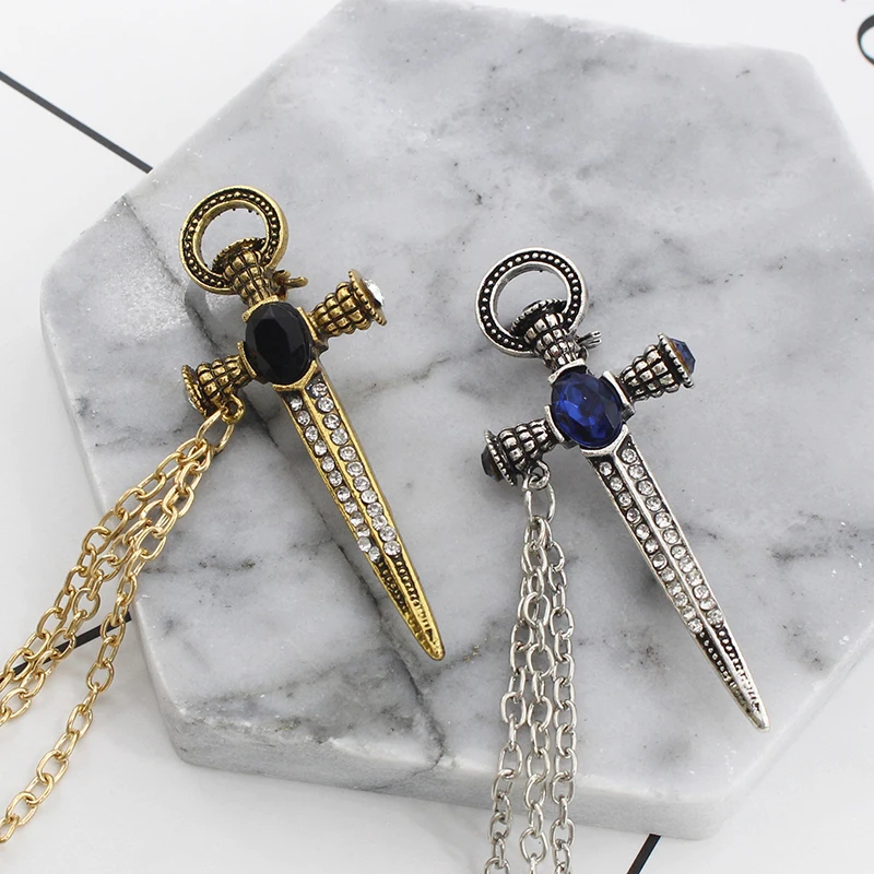 Fashion Retro Men's Tassel Cross Brooch Gold Cross Rhinestone Brooch Pin Men And Women Charm Jewelry Free Shipping
Fashion Retro Men's Tassel Cross Brooch Gold Cross Rhinestone Brooch Pin Men And Women Charm Jewelry Free Shipping
