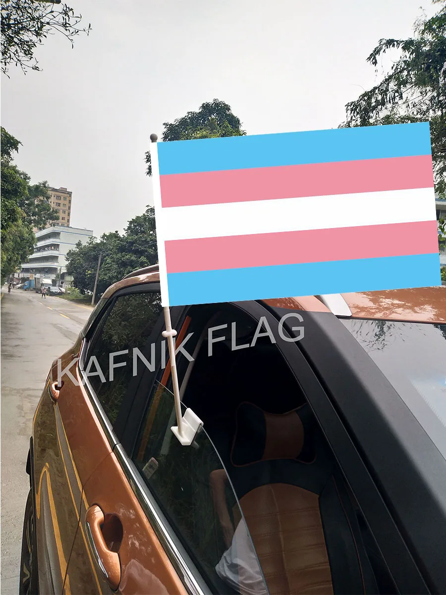 KAFNIK,30*45CM LGBT/gay pride Window Car Flags and Banners with 43/52cm flagpole for car decoration
KAFNIK,30*45CM LGBT/gay pride Window Car Flags and Banners with 43/52cm flagpole for car decoration