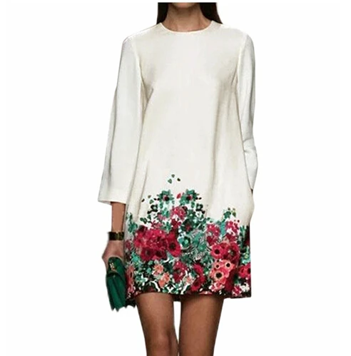New Women Summer Dress Fashion Floral Print Dress Casual Loose Long-Sleeve Elegant White Cocktail Party Mini Dress Vestidos
New Women Summer Dress Fashion Floral Print Dress Casual Loose Long-Sleeve Elegant White Cocktail Party Mini Dress Vestidos