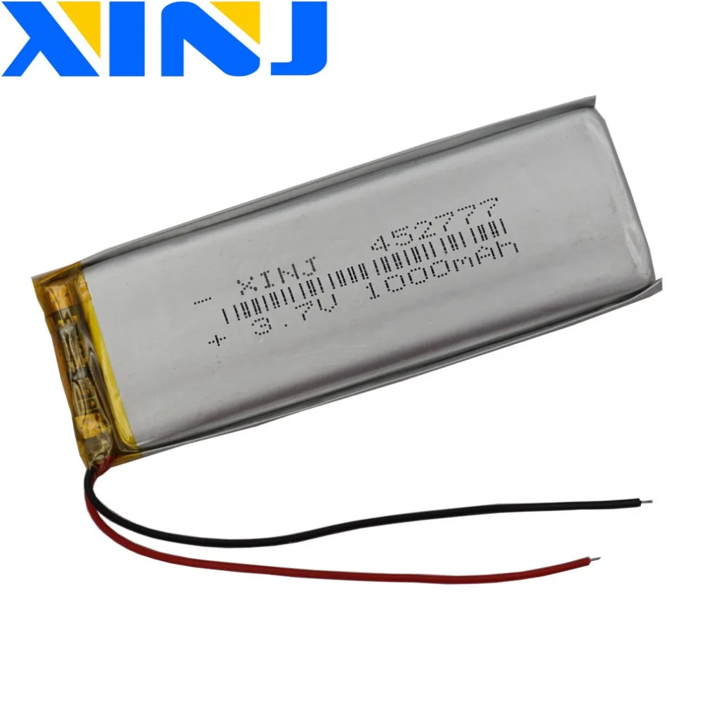 XINJ 5pcs 3.7V 1000mAh Polymer Li Lithium Battery Lipo Cell 452777 For Phone Camera Music Player Pen Bluetooth Earphone Speaker
XINJ 5pcs 3.7V 1000mAh Polymer Li Lithium Battery Lipo Cell 452777 For Phone Camera Music Player Pen Bluetooth Earphone Speaker