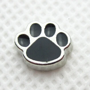 Hot selling 100pcs/lot black dog paw floating charms living glass memory floating pendant locket for diy jewelry
Hot selling 100pcs/lot black dog paw floating charms living glass memory floating pendant locket for diy jewelry