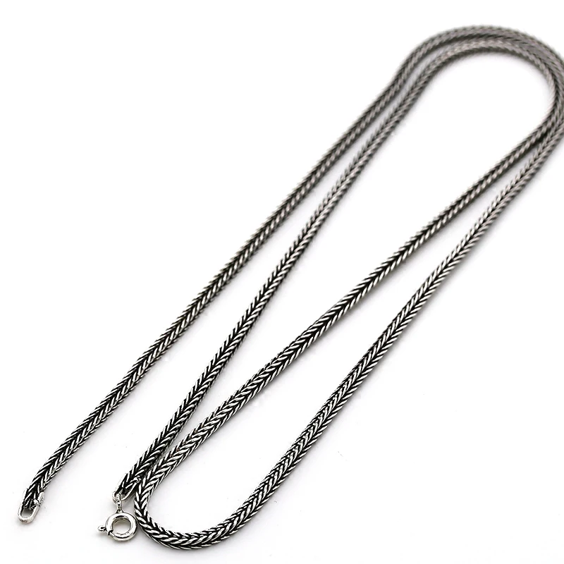 925 Sterling Silver Jewelry Pendant Necklaces Fishion Charm Punk Link Thai Silver Chopin Chain For Men And Women Fine Gift 742
925 Sterling Silver Jewelry Pendant Necklaces Fishion Charm Punk Link Thai Silver Chopin Chain For Men And Women Fine Gift 742