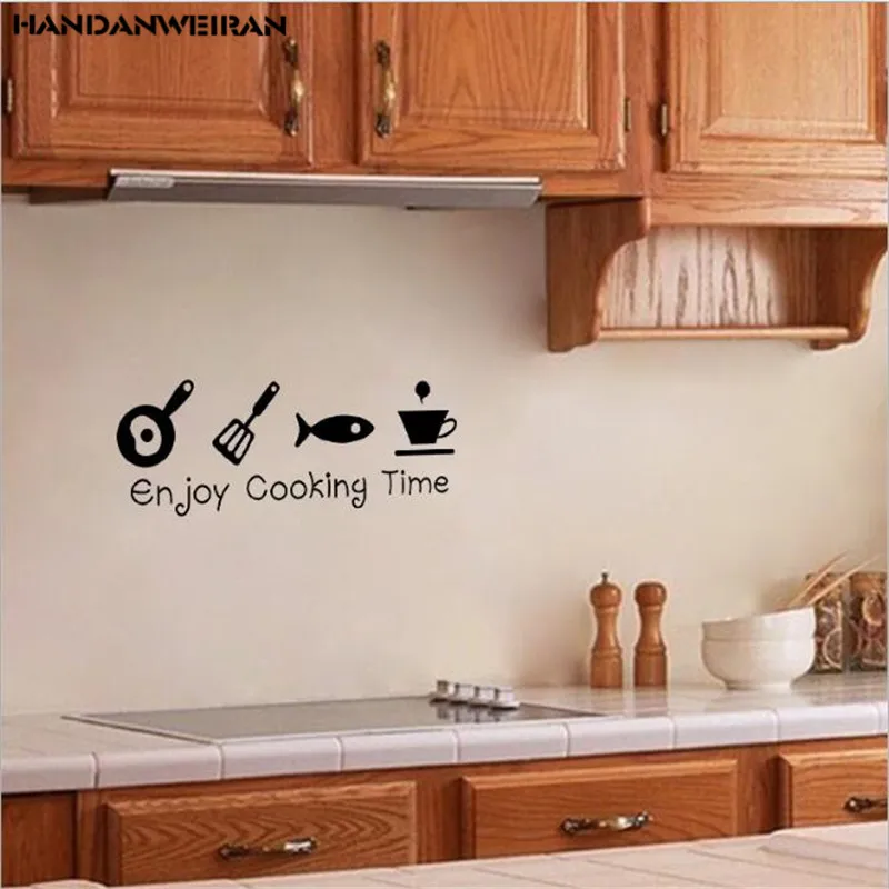 1PCS Black English Enjoy Cooking Time Carved Wall Stickers For Kitchen Stickers Decorative Home Decal 51*20CM Best Selling
1PCS Black English Enjoy Cooking Time Carved Wall Stickers For Kitchen Stickers Decorative Home Decal 51*20CM Best Selling