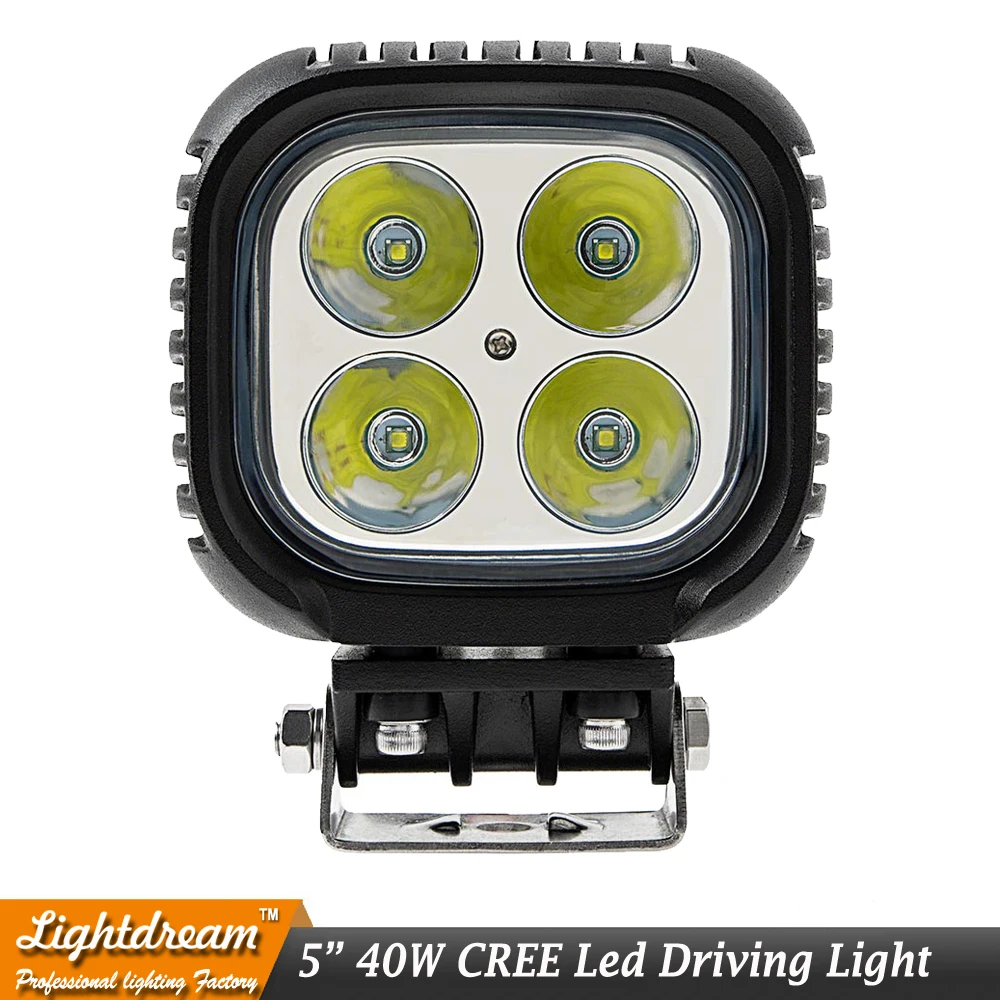 40W LED Work Light 5inch 12V 24V IP67 Spot Flood beam for Tractor ATV Motorcycle 4X4 Fog light External LED Work Light x1
40W LED Work Light 5inch 12V 24V IP67 Spot Flood beam for Tractor ATV Motorcycle 4X4 Fog light External LED Work Light x1