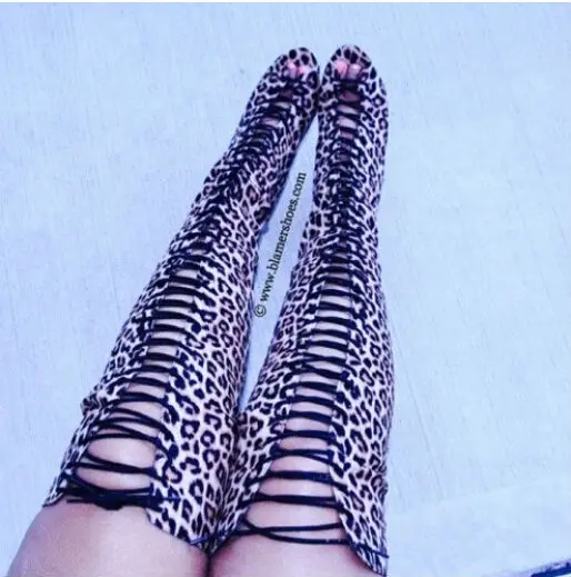 Sexy peep toe lace-up long suede leather winter boots leopard over-the-knee high heel women boots fashion cutouts gladiator boot
Sexy peep toe lace-up long suede leather winter boots leopard over-the-knee high heel women boots fashion cutouts gladiator boot