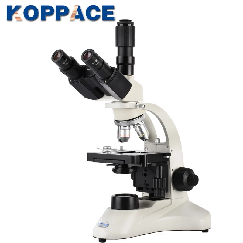 KOPPACE 40X-1600X Trinocular Biological Microscope 195 Achromatic Lens Abbe Condenser Compound Lab Microscope
KOPPACE 40X-1600X Trinocular Biological Microscope 195 Achromatic Lens Abbe Condenser Compound Lab Microscope