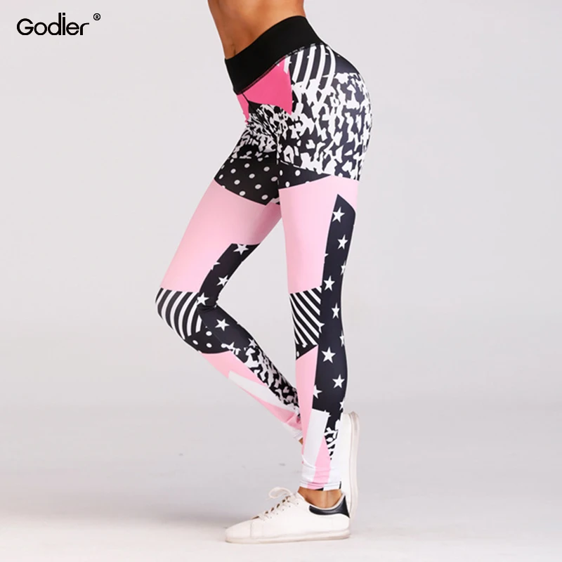 Godier 2020 New Quick-drying Star Print Leggings Fashion Ankle-Length Breathable Fitness Leggings
Godier 2020 New Quick-drying Star Print Leggings Fashion Ankle-Length Breathable Fitness Leggings