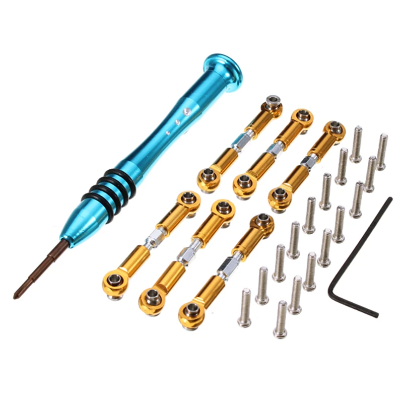 Металлические Регулируемые стержни для WLtoys A959-B, A979-B, A959, A969, A979, K929, запчасти для радиоуправляемых автомобилей
Металлические Регулируемые стержни для WLtoys A959-B, A979-B, A959, A969, A979, K929, запчасти для радиоуправляемых автомобилей
