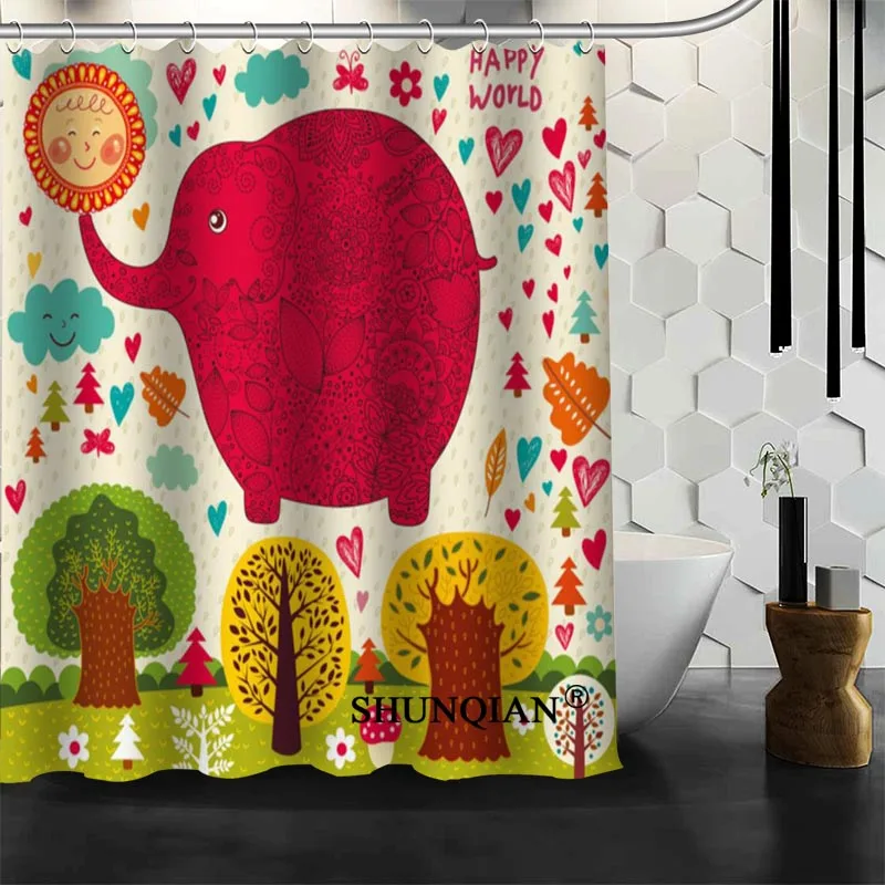 cartoon Elephant Shower Curtain High Quality Bath screens Modern Polyester Fabric Customized bath curtain
cartoon Elephant Shower Curtain High Quality Bath screens Modern Polyester Fabric Customized bath curtain