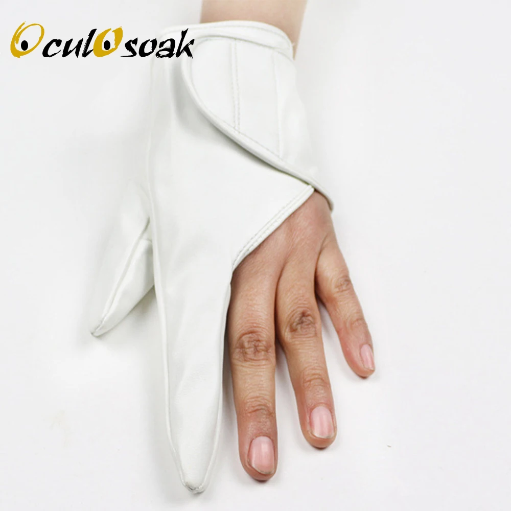 2019 New Arrival Party Women Gloves Fingerless Sexy Ladies Leather Gloves Dancing Showing Luvas Black Gold White Red
2019 New Arrival Party Women Gloves Fingerless Sexy Ladies Leather Gloves Dancing Showing Luvas Black Gold White Red