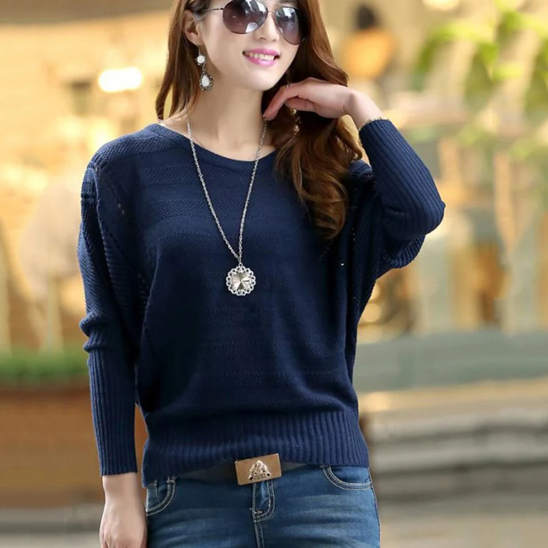 Pullovers Women O-Neck Solid Simple All-match Korean Style Loose Daily Pullover Womens Elegant Ladies Soft Sweaters Trendy New
Pullovers Women O-Neck Solid Simple All-match Korean Style Loose Daily Pullover Womens Elegant Ladies Soft Sweaters Trendy New