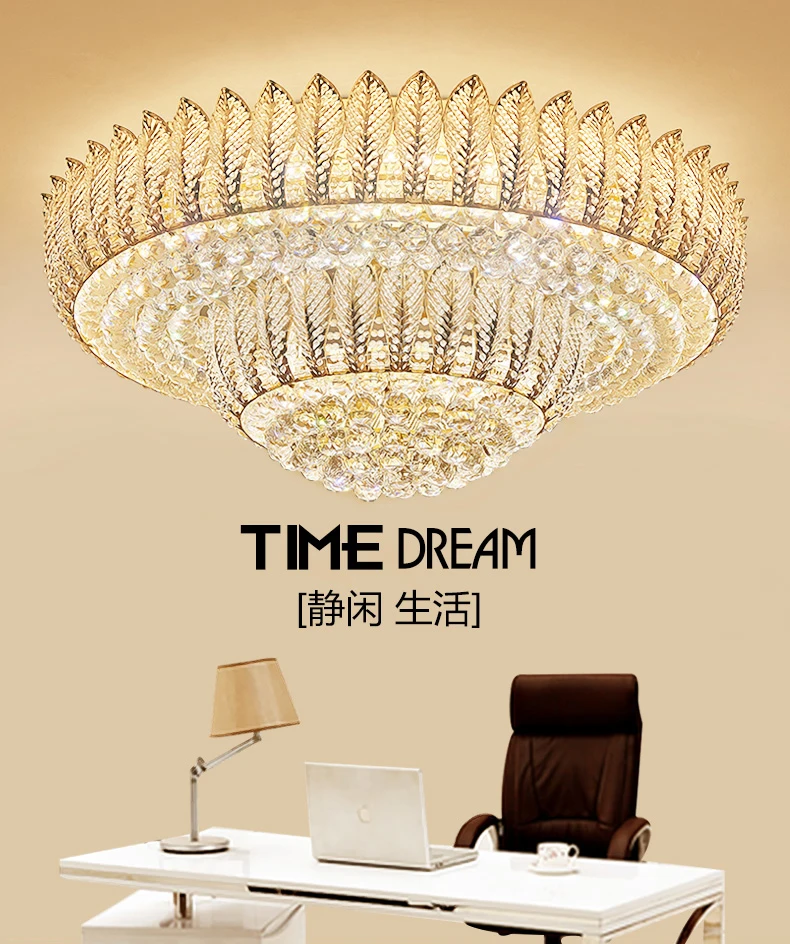 Simple Modern Crystal Lamp Round Living Room Ceiling Hall Light Bedroom Study Dining Room Dining Room Crystal Lighting Lighting
Simple Modern Crystal Lamp Round Living Room Ceiling Hall Light Bedroom Study Dining Room Dining Room Crystal Lighting Lighting