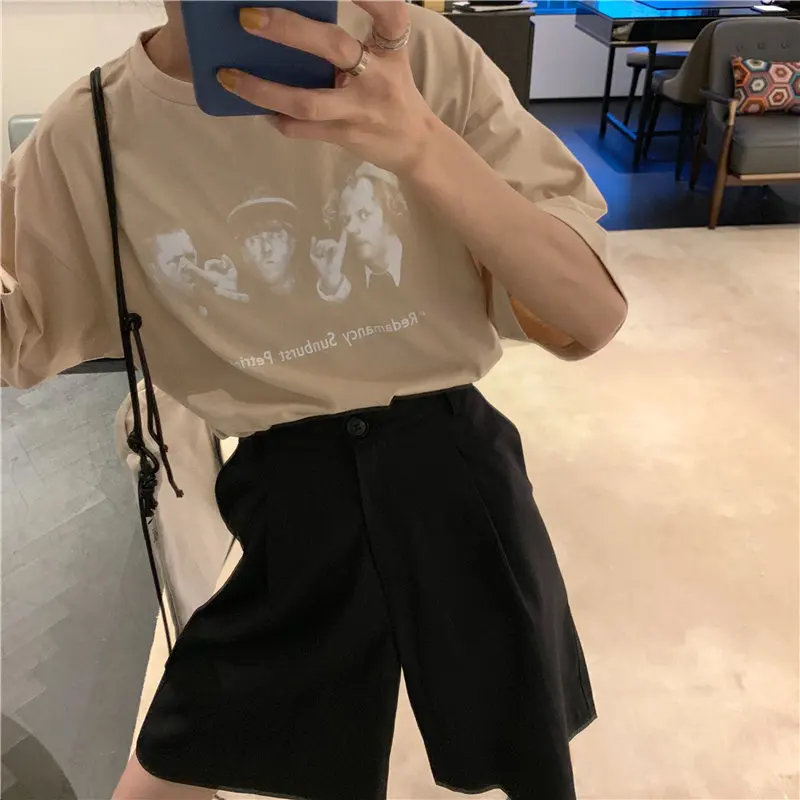 HziriP Office Lady 2019 Korea Chic Shorts Summer Female Women Bottoms Solid Straight Short Casual High Waist Fashion Feminino
HziriP Office Lady 2019 Korea Chic Shorts Summer Female Women Bottoms Solid Straight Short Casual High Waist Fashion Feminino