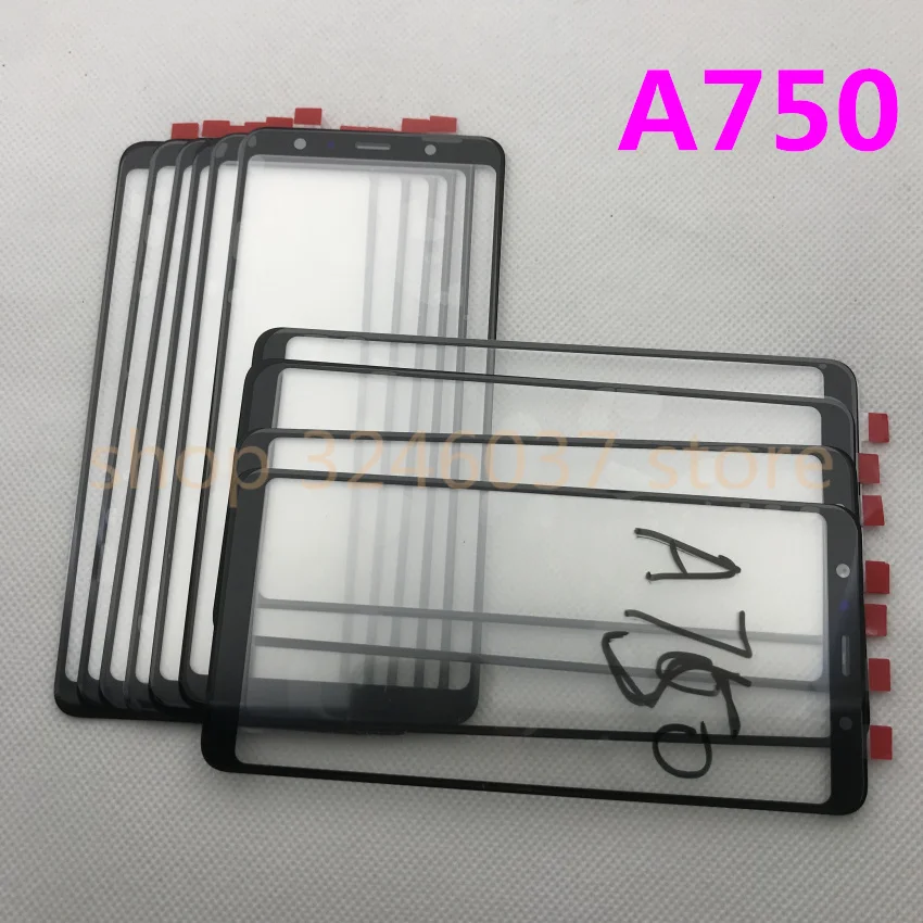 Новое поступление 100 шт. для Samsung Galaxy A7 A750 2018 A750F Переднее стекло сенсорный экран ЖК
