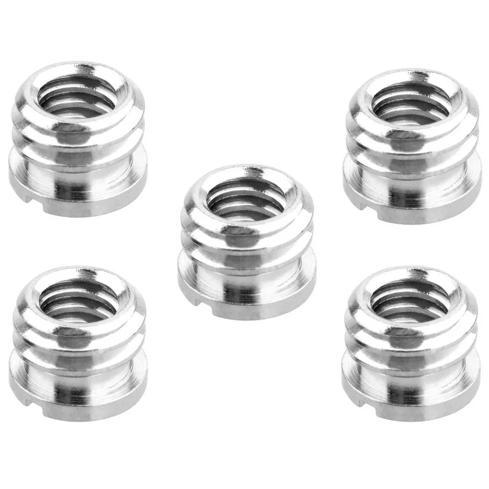 Top Deals 5 Pack 1/4 inch to 3/8 inch Convert Screw Standard Adapter Reducer Bushing Converter for DSLR Camera Camcorder Tripod
Top Deals 5 Pack 1/4 inch to 3/8 inch Convert Screw Standard Adapter Reducer Bushing Converter for DSLR Camera Camcorder Tripod
