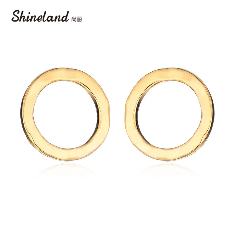 Shineland 2018 New Arrival Classic Fashion Punk bijoux Sliver Stud Earrings for Women Simple Hollow Circle Party Jewelry
Shineland 2018 New Arrival Classic Fashion Punk bijoux Sliver Stud Earrings for Women Simple Hollow Circle Party Jewelry