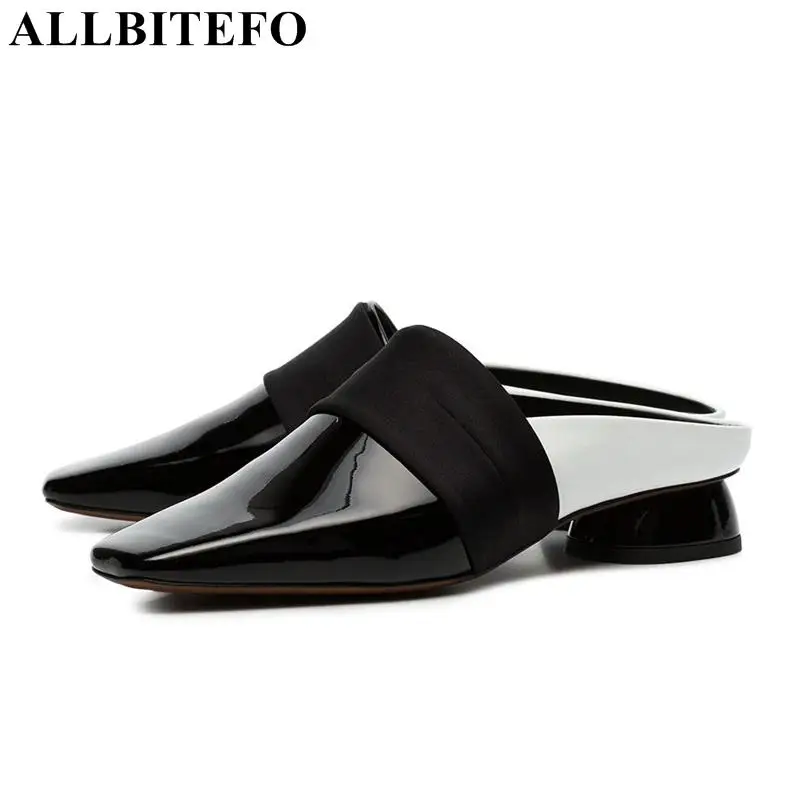 ALLBITEFO size:33-43 genuine leather square toe high heels women shoes summer women sandals party women shoes girls Slipper
ALLBITEFO size:33-43 genuine leather square toe high heels women shoes summer women sandals party women shoes girls Slipper