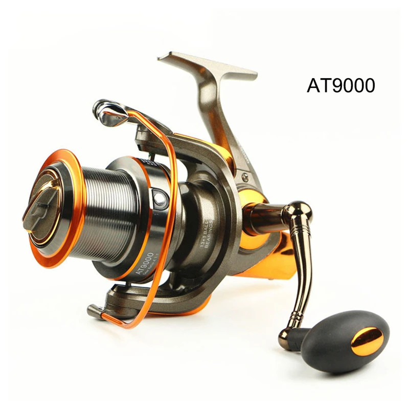 YUMOSHI Spinning Fishing Reel 13+1BB 4.6:1 Spinning Fishing Reel Sea Wheel Trolling Surf Reels 8000 9000 Boat Fishing Wheel
YUMOSHI Spinning Fishing Reel 13+1BB 4.6:1 Spinning Fishing Reel Sea Wheel Trolling Surf Reels 8000 9000 Boat Fishing Wheel
