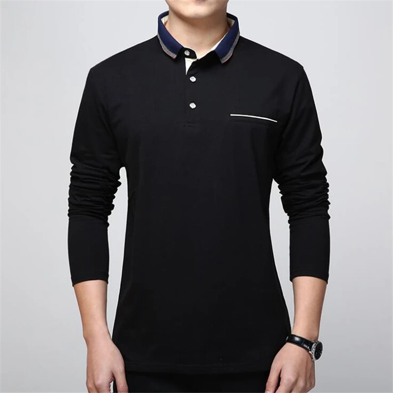 Модная осенне-зимняя повседневная мужская хлопковая футболка высокого качества, Мужская футболка, новая футболка с отложным воротником дл...
Модная осенне-зимняя повседневная мужская хлопковая футболка высокого качества, Мужская футболка, новая футболка с отложным воротником дл...