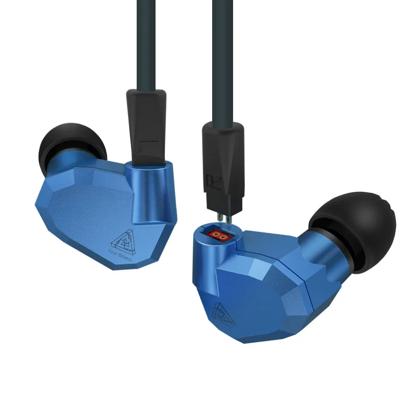 Горячие KZ ZS5 2BA + 2DD наушники в ухо Гибридный Драйвер Спортивная Беговая гарнитура