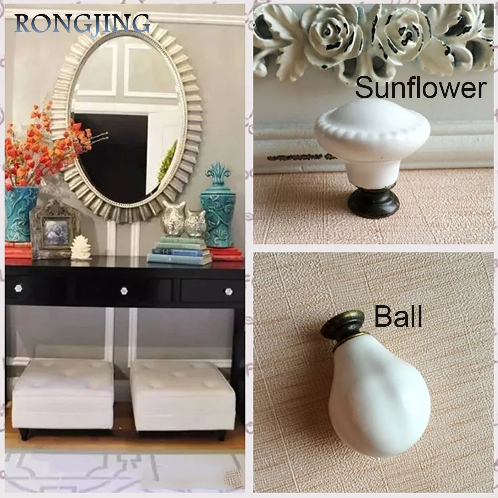 10pcs White Ceramic Knobs Kids Furniture Knob Cupboard Handles Procelain Kitchen Knobs Handles Rural Furniture Drawer Pulls
10pcs White Ceramic Knobs Kids Furniture Knob Cupboard Handles Procelain Kitchen Knobs Handles Rural Furniture Drawer Pulls
