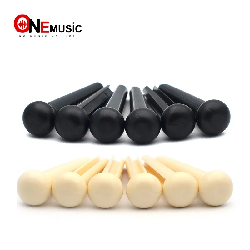 60pcs Acoustic Guitar Slotted Bridge Pin Classical Style ABS Plastic Guitar Parts Accessories Ivory Black
60pcs Acoustic Guitar Slotted Bridge Pin Classical Style ABS Plastic Guitar Parts Accessories Ivory Black