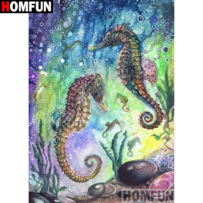 Алмазная живопись HOMFUN «животное, гиппокампус», картина с квадратными/круглыми стразами 5D, вышивка крестиком, домашний декор, A17993
Алмазная живопись HOMFUN «животное, гиппокампус», картина с квадратными/круглыми стразами 5D, вышивка крестиком, домашний декор, A17993