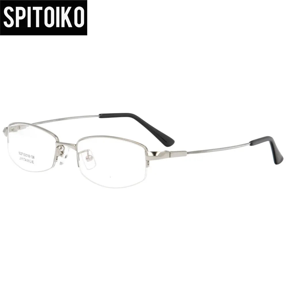 SPITOIKO Memory Titanium Eyeglasses Unisex Prescription Optical Frame Spectacles Eyeware Optical Frame 5027
SPITOIKO Memory Titanium Eyeglasses Unisex Prescription Optical Frame Spectacles Eyeware Optical Frame 5027