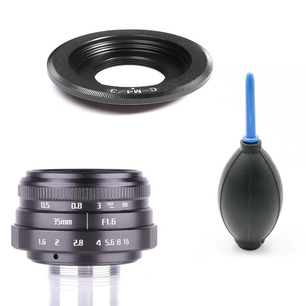 Fujian 35 мм f1.6 C mount объектив камеры видеонаблюдения II + адаптер для M4/3 / MFT Mount camera + mini blow
Fujian 35 мм f1.6 C mount объектив камеры видеонаблюдения II + адаптер для M4/3 / MFT Mount camera + mini blow