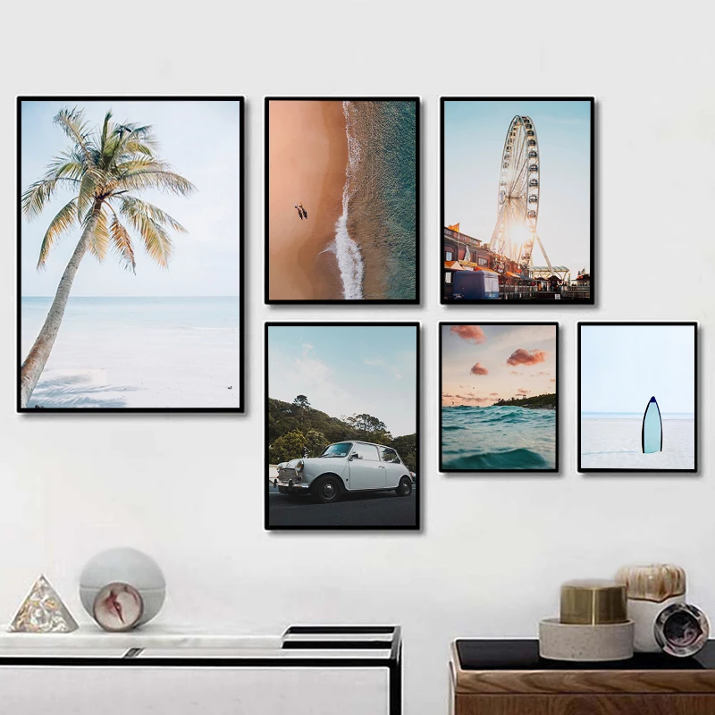 Beach Coastal Poste Palm Tree Print Nodic Style Wall Art Canvas Painting Modern Bedroom Decoration Wall Picture for Living Room
Beach Coastal Poste Palm Tree Print Nodic Style Wall Art Canvas Painting Modern Bedroom Decoration Wall Picture for Living Room