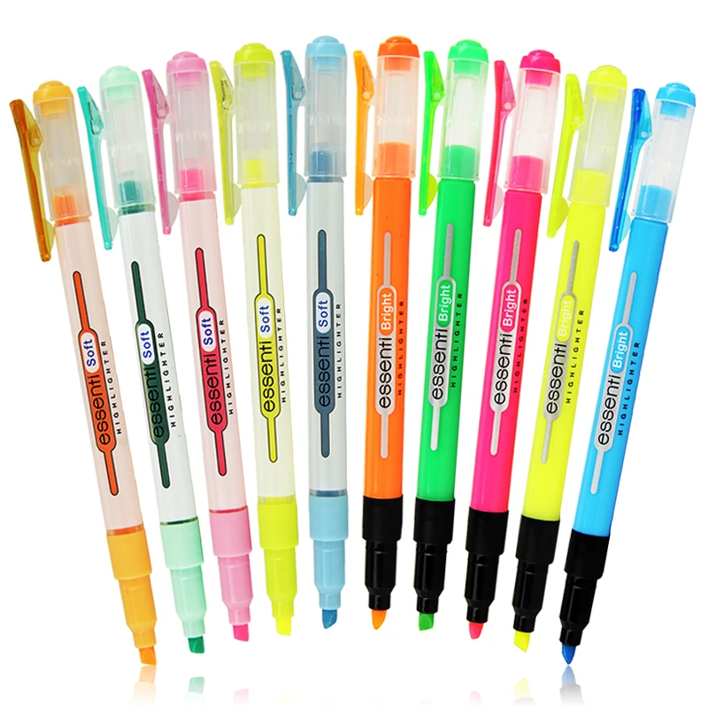 10pcs Highlighters Students office color markers Graffiti pen Bright colors soft Easy to carry free shipping
10pcs Highlighters Students office color markers Graffiti pen Bright colors soft Easy to carry free shipping