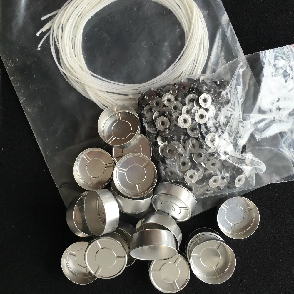 10m Cotton Cord +100x Wick Base +100x Container Handmade Candle Wicks Core Tealight Empty Holder Container Sustain
10m Cotton Cord +100x Wick Base +100x Container Handmade Candle Wicks Core Tealight Empty Holder Container Sustain