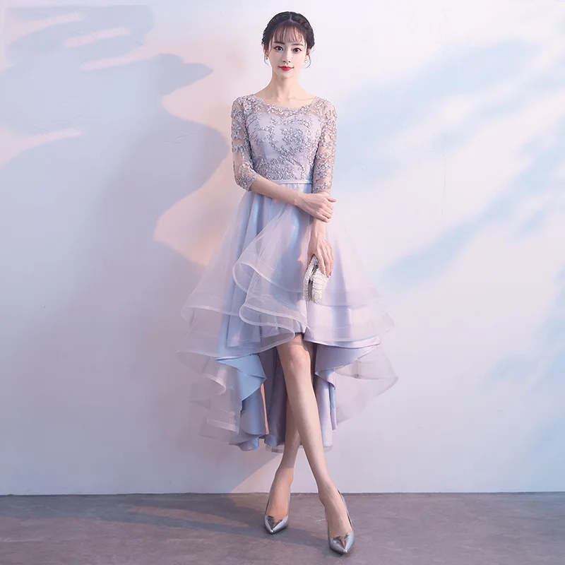 Fashion Women Evening Party Dress Elegant Girl Dance Clothing Sexy Lace Half Sleeve Qipao O-Neck Bridesmaid Wedding Dresses
Fashion Women Evening Party Dress Elegant Girl Dance Clothing Sexy Lace Half Sleeve Qipao O-Neck Bridesmaid Wedding Dresses