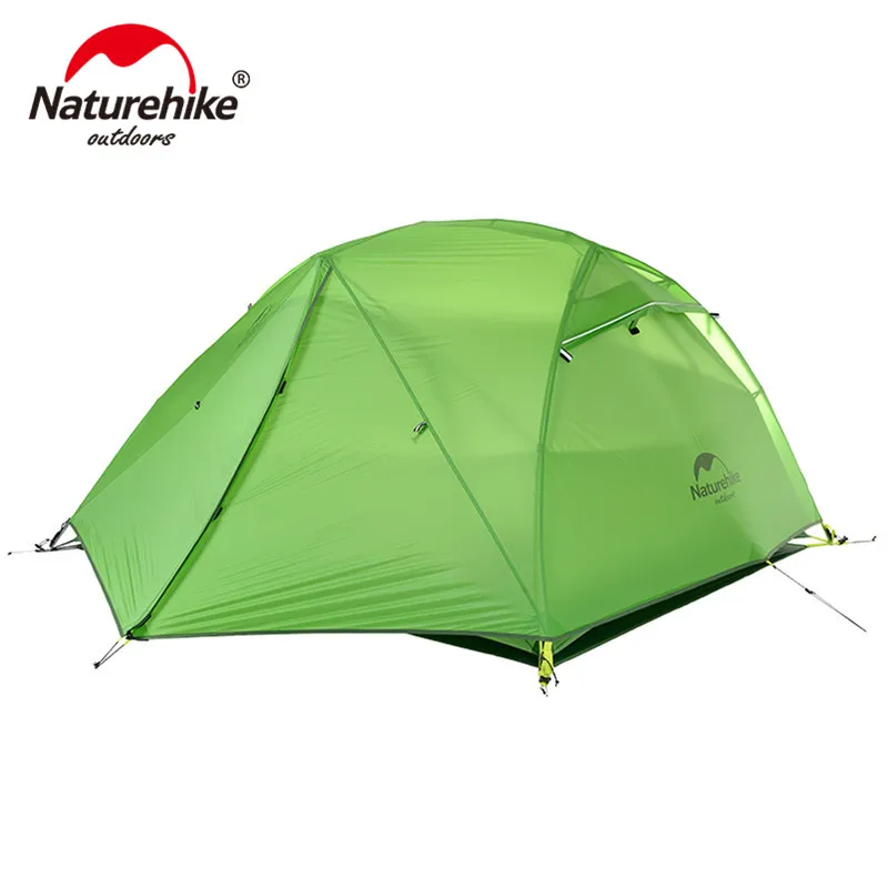 Палатка Naturehike Star River 20D Ультралегкая двухслойная из силиконовой ткани, двухслойная палатка для кемпинга с алюминиевым стержнем и ковриком
Палатка Naturehike Star River 20D Ультралегкая двухслойная из силиконовой ткани, двухслойная палатка для кемпинга с алюминиевым стержнем и ковриком