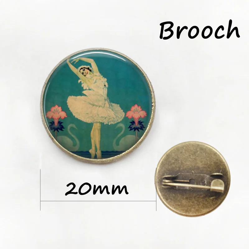 Christmas gift for girl Ballet Dancer Swan Lake Art Deco Ballerina jewelry New Year Vintage brooches | Украшения и аксессуары