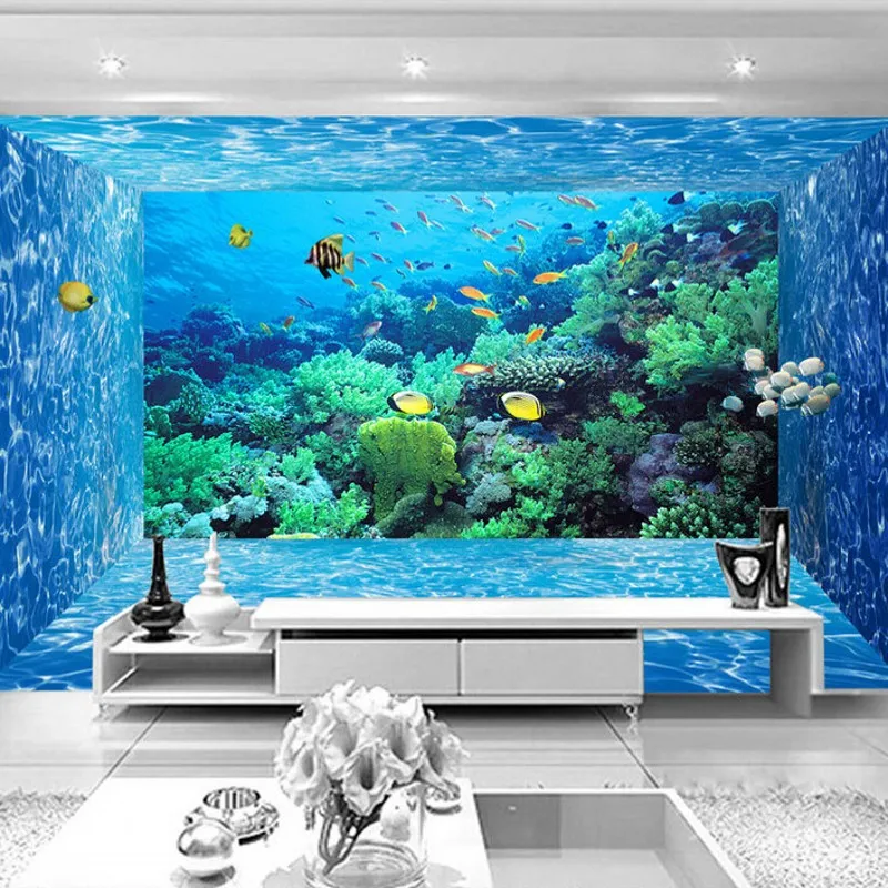 Beibehang Wallpaper high-definition pictures underwater world space background 3D living room TV setting wall mural wallpaper
Beibehang Wallpaper high-definition pictures underwater world space background 3D living room TV setting wall mural wallpaper