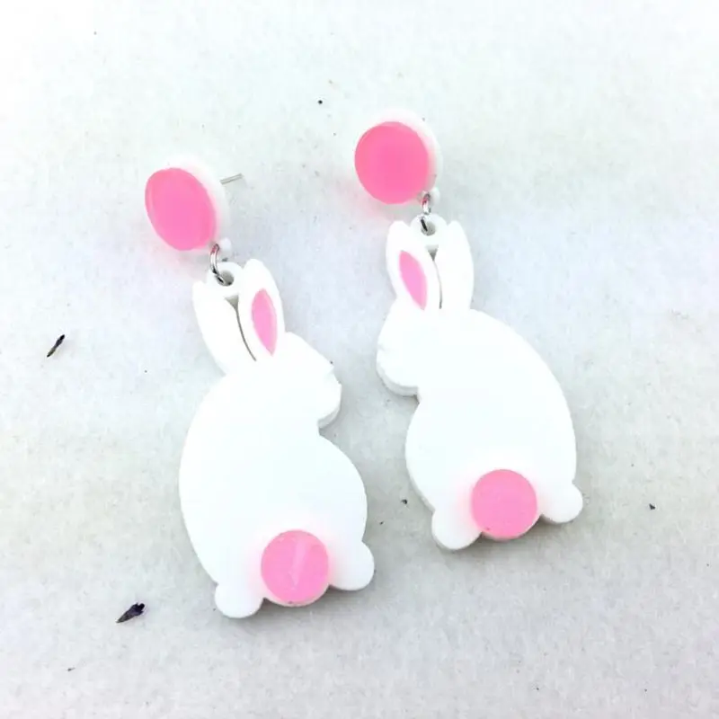 Acrylic Jewelry Long White Rabbit Stud Earrings For Women Fashion Animal Accessories
Acrylic Jewelry Long White Rabbit Stud Earrings For Women Fashion Animal Accessories