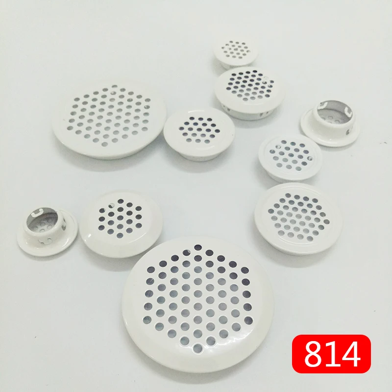 10pcs Wardrobe Cabinet Mesh Hole Air Vent Louver Ventilation Cover Stainless Steel Milk White color Dia.19mm/25mm/29mm/35mm/53mm
10pcs Wardrobe Cabinet Mesh Hole Air Vent Louver Ventilation Cover Stainless Steel Milk White color Dia.19mm/25mm/29mm/35mm/53mm