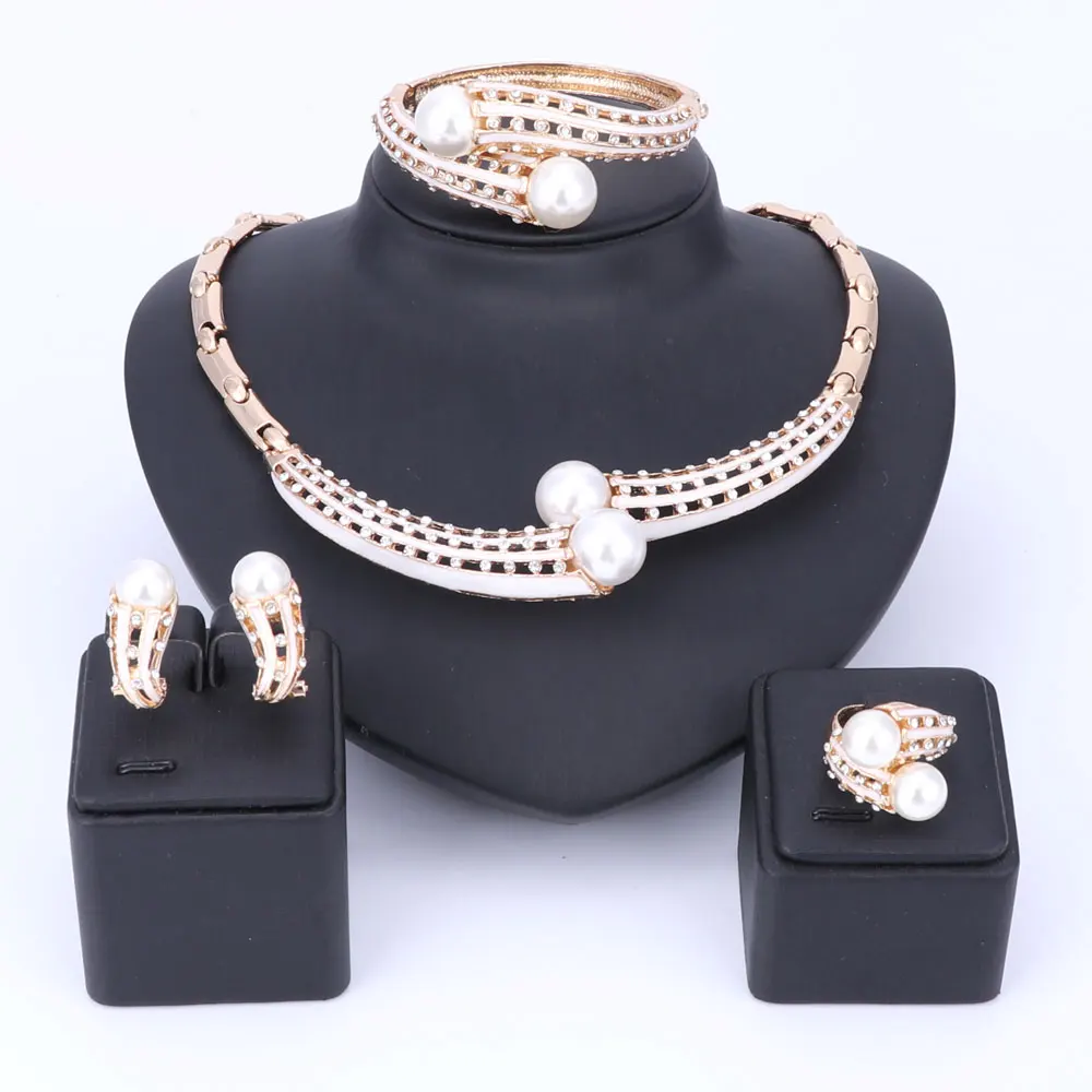 Crystal Rhinestones Jewelry Sets Women's Party Necklace Earrings Bracelet Ring Set Wedding Bridal Party Prom Accessories
Crystal Rhinestones Jewelry Sets Women's Party Necklace Earrings Bracelet Ring Set Wedding Bridal Party Prom Accessories