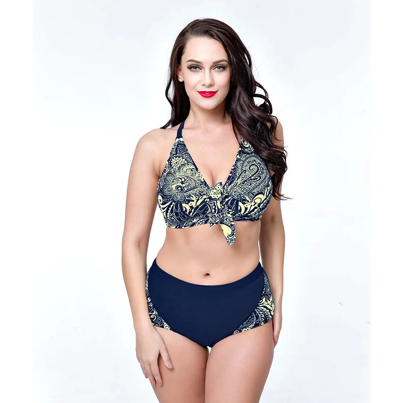Sexy Swimwear Women Plus Size Bikini Sexy Mid Waist Push Bandage Swimsuit Push-up Two Piece Retro Bikini Vintage Bathing Suit
Sexy Swimwear Women Plus Size Bikini Sexy Mid Waist Push Bandage Swimsuit Push-up Two Piece Retro Bikini Vintage Bathing Suit