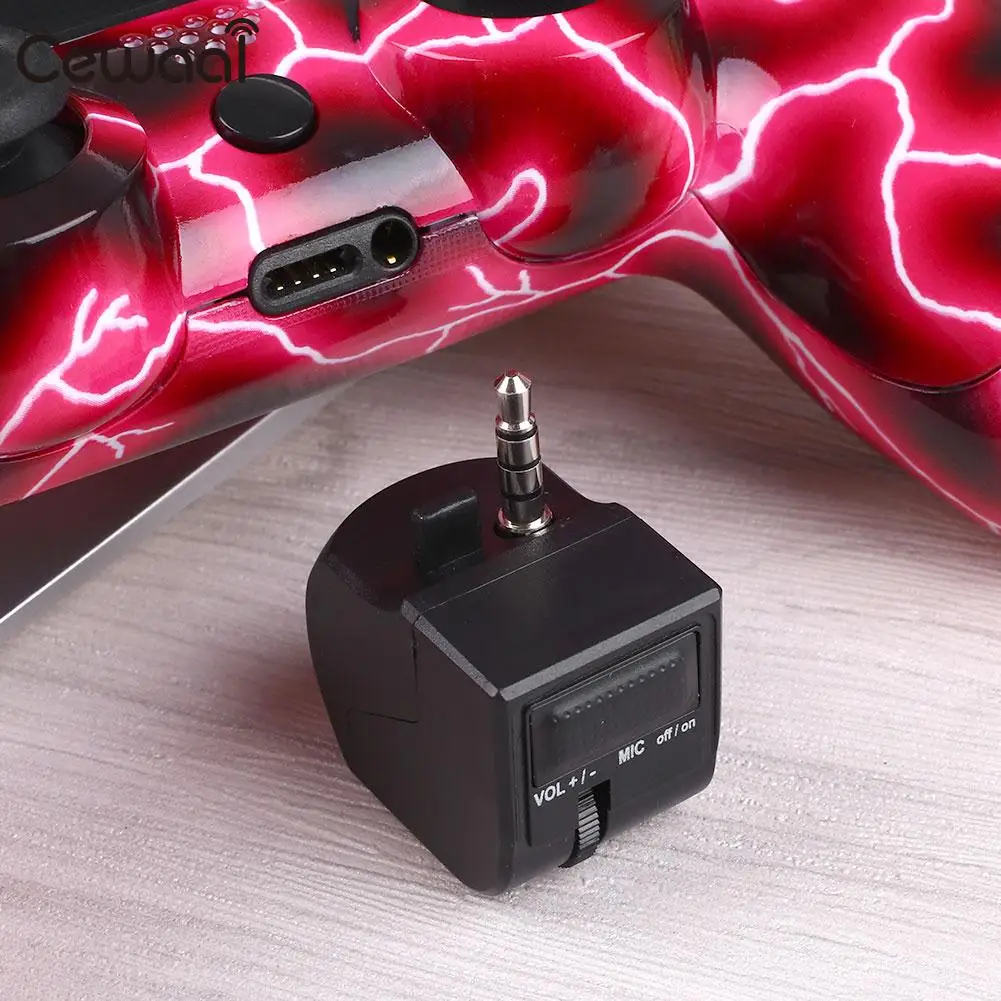 Controller Headphone Earphones Mic Adapter with Gamepads for Sony For PlayStation 4 PS4 | Электроника