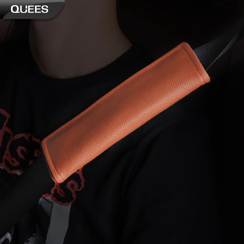 QUEES Genuine Leather Car Seat Belts Cover Support Shoulder Pad Protection ( Pack of 2 )
QUEES Genuine Leather Car Seat Belts Cover Support Shoulder Pad Protection ( Pack of 2 )