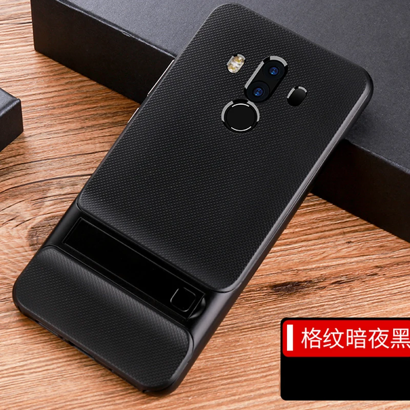 YonLinTan coque чехол для Huawei mate 9 8 10 Pro на заднюю панель 360 телефон с держателем Чехлы