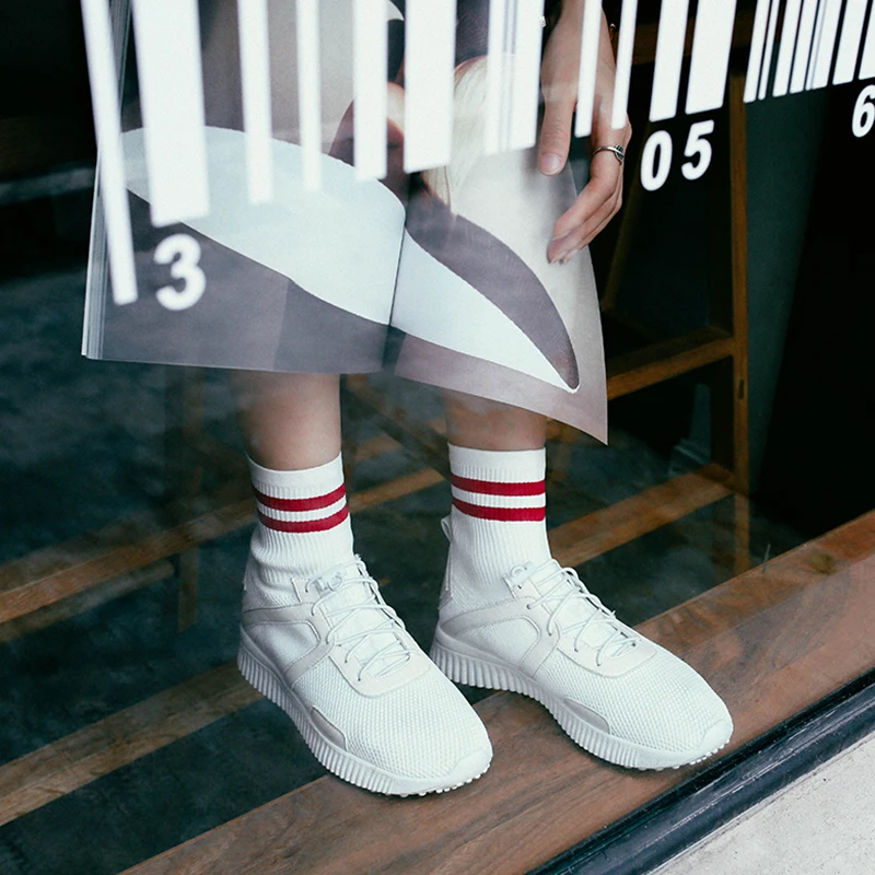 WETKISS Cow Leather Women Ankle Boots Round Toe Cross Tid Knitting Footwear Female Sock Boot Platform Shoes Women 2018 Autumn
WETKISS Cow Leather Women Ankle Boots Round Toe Cross Tid Knitting Footwear Female Sock Boot Platform Shoes Women 2018 Autumn
