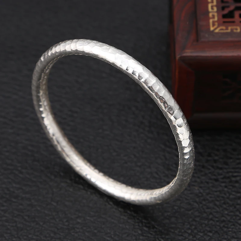 Trendy 925 Sterling silver bangle for women fashion Jewelry personality handmade round Bracelet xquisite wrist ornaments
Trendy 925 Sterling silver bangle for women fashion Jewelry personality handmade round Bracelet xquisite wrist ornaments