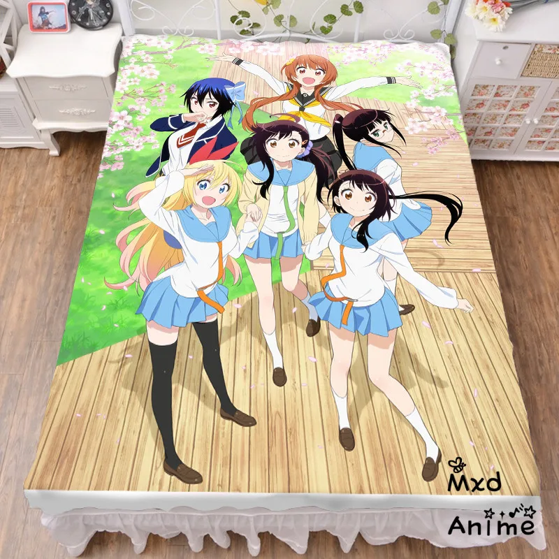 Японское аниме Nisekoi простыня покрывало для косплея подарки плоский лист
Японское аниме Nisekoi простыня покрывало для косплея подарки плоский лист