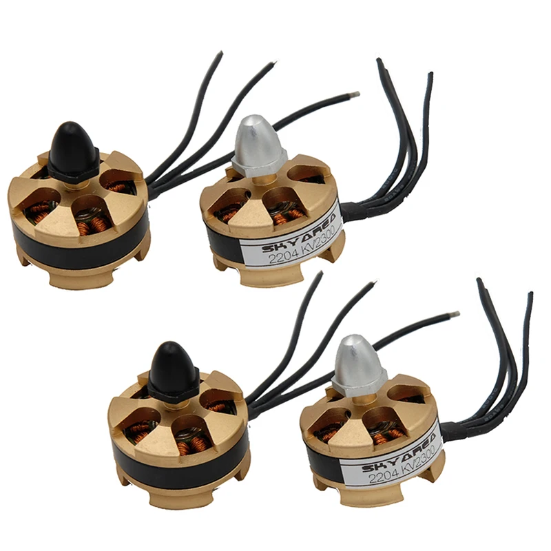 Бесщеточный мотор 2204 2300KV для радиоуправляемого дрона FPV Racing против часовой