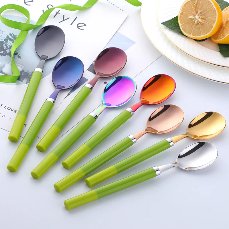 2PCS/Lot 304 Stainless Steel Handle Spoon Student Child Cute Spoons Teaspoon Coffee Milk Soup Scoop Kitchen Supplies Accessories
2PCS/Lot 304 Stainless Steel Handle Spoon Student Child Cute Spoons Teaspoon Coffee Milk Soup Scoop Kitchen Supplies Accessories
