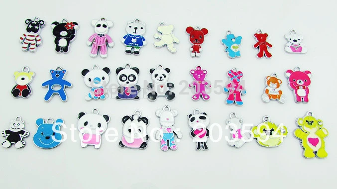 ME024 Wholesale 100Pcs/Lots DIY Alloy Mixed Enamel Bear Charms Fashion jewelry accessories, charms, pendants
ME024 Wholesale 100Pcs/Lots DIY Alloy Mixed Enamel Bear Charms Fashion jewelry accessories, charms, pendants