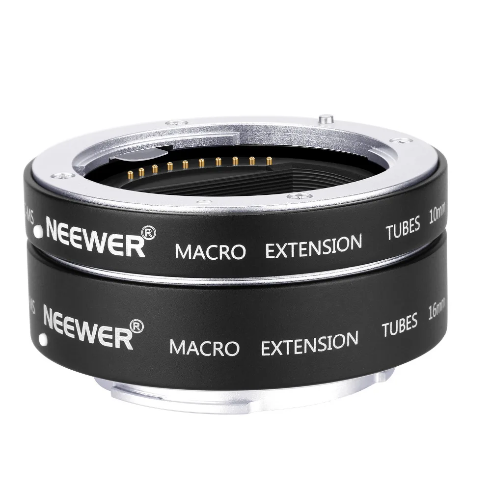 Neewer Auto Focus AF Macro Extension Tube Set for Sony NEX E-Mount Camera Such as a9 a7II a7III a7RIII a7RII a7SII a6000 a6300
Neewer Auto Focus AF Macro Extension Tube Set for Sony NEX E-Mount Camera Such as a9 a7II a7III a7RIII a7RII a7SII a6000 a6300